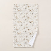 Mariage Chic Papillons Crème Fête de Mariée (Serviette à main)