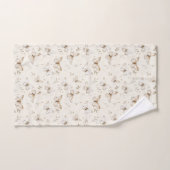 Mariage Chic Papillons Crème Fête de Mariée (Serviette à main)