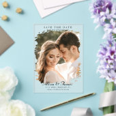 Mariage Chic Photo Moderne de Faire-Part (Insitu (Mariage))
