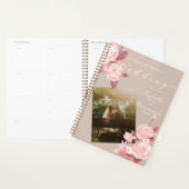 Mariage Chic Rose Photo (Devant avec enveloppe)