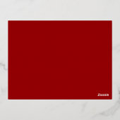 Mariage chinois double bonheur coeur rsvp carte (Verso)