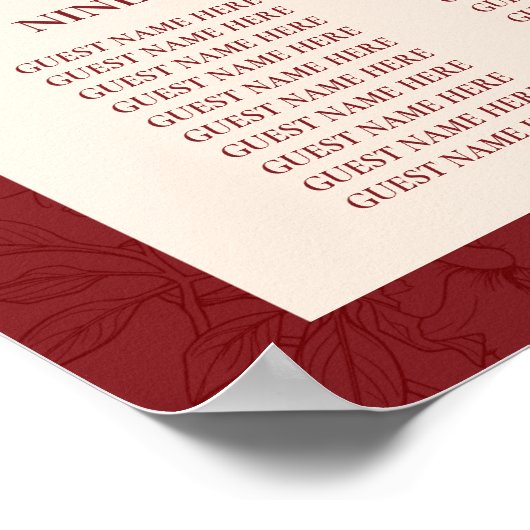 Mariage chinois floral 12 Tableau de siège (Coin)