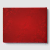 Mariage chinois rouge or floral (Verso)