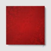 Mariage chinois rouge or floral (Verso)