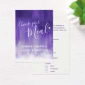 Mariage choix de repas ultraviolet art petites car (Bureau)