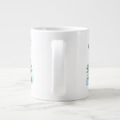 Mariage chrétien Psaume 51 Aquarelle Coeur Mug (Dos)
