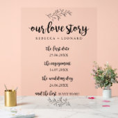 Mariage chronologique de l'histoire d'amour (Mariage)