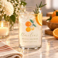 Mariage Citron Orange Aquarelle Brunch Personnalis
