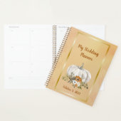 Mariage Citrouille blanc automne (Devant avec enveloppe)