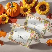 Mariage Citrouille de l'érable d'automne Numéro de