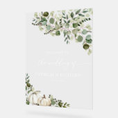 Mariage Citrouille de verdure Bienvenue (Angle)
