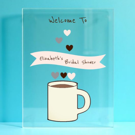 Mariage civil sous le thème du café
