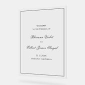 Mariage Classique aux Frontières Noir et Blanc Int (Angle)