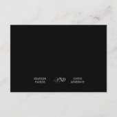 Mariage classique Bienvenue Sac cadeau Cartes de p (Dos)