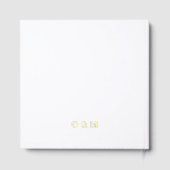 Mariage classique blanc minimaliste (Verso)