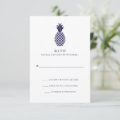 Mariage classique d'ananas de la marine RSVP (Debout devant)