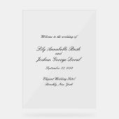 Mariage Classique Noir et Blanc Intemporel (Recto)