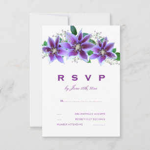 Mariage Clematis Chic Classique RSVP