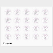 mariage cloches enregistrer la date autocollants (Feuille)