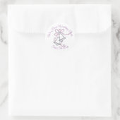 mariage cloches enregistrer la date autocollants (Sac)