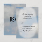 Mariage cloud RSVP (Devant / Derrière)
