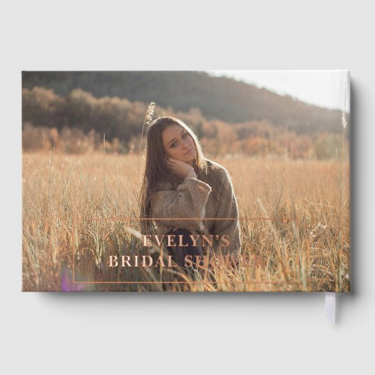 Mariage Coeur Moderne Rose Fête de Mariée (Verso)