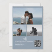 Mariage Collage Photo | Invitations Code Qr (Dos)