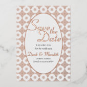 Mariage complexe Enregistrer la date Invitation (Recto)