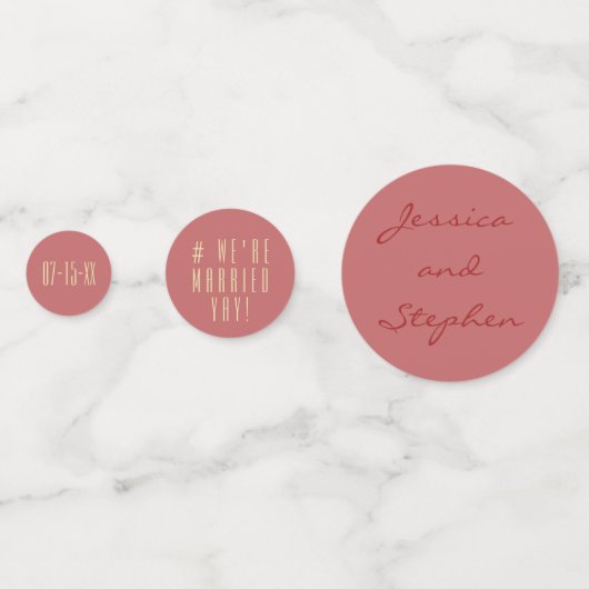 Mariage Confetti Asiatique Influencé Yellow Golds (Devant)