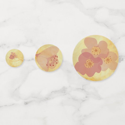 Mariage Confetti Asiatique Influencé Yellow Golds (Derrière)