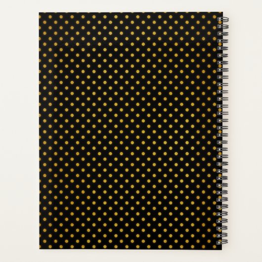 Mariage Confetti Noir Art Déco (Dos)