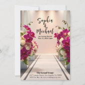 Mariage Contexte Magazine Couverture Invitation (Devant)