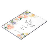 Mariage corail blanc romantique floraux livre d'or (Côté gauche)