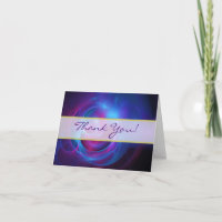 Mariage Cosmique Bleu Violet et Rose Merci