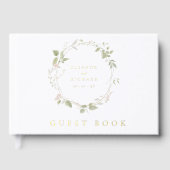 Mariage Couronne Fleurie Romantique Rose & Vert (Recto)