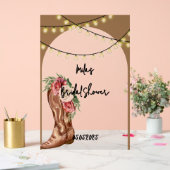 Mariage cow-boy rose floral (Mariage)