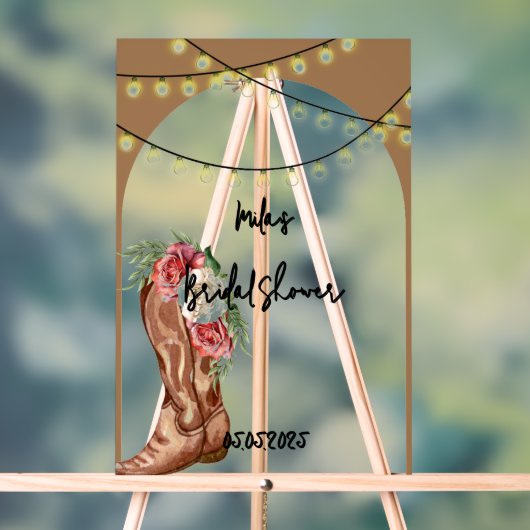 Mariage cowboy rose floral  (Neutre)