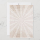 Mariage crâne Halloween Invitation de crème gothiq (Dos)