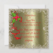 MARIAGE CRYSTAL CRYSTAL Gold Sparkle Invitation (Dos)