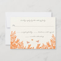 Mariage d'abeilles de Corail et Gris sauvage RSVP