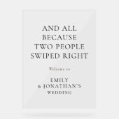 Mariage d'accueil simple à deux personnes (Recto)