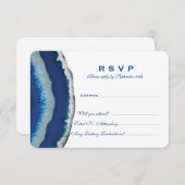 Mariage d'âge bleu RSVP (Devant / Derrière)