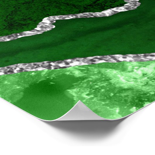 Mariage d'âge d'argent vert 12 Tableau de siège (Coin)