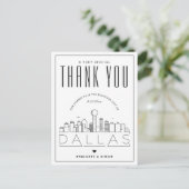 Mariage Dallas | Merci de venir ! Carte postale (Debout devant)