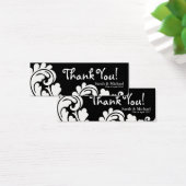 Mariage damassé blanc et noir faveur Balise cadeau (Bureau)