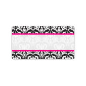 Mariage damassé Étiquettes (Devant)