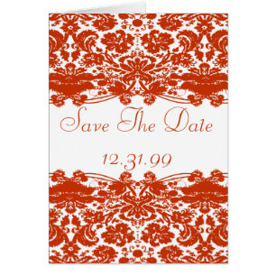 Mariage damassé rouge