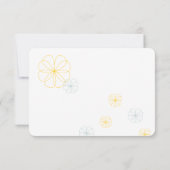 Mariage d'amour infini RSVP (Dos)