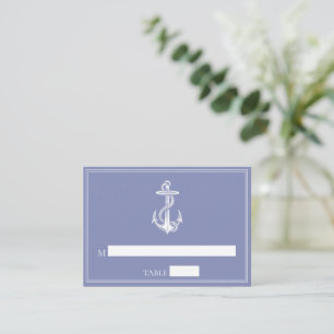 Mariage d'Ancres Nautiques Périwinkle Cartes de Pl