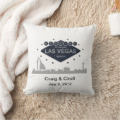 Mariage Dans Fabulous Las Vegas Coussin (Couverture)